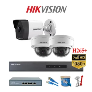 Bộ 3 mắt camera IP hikvision